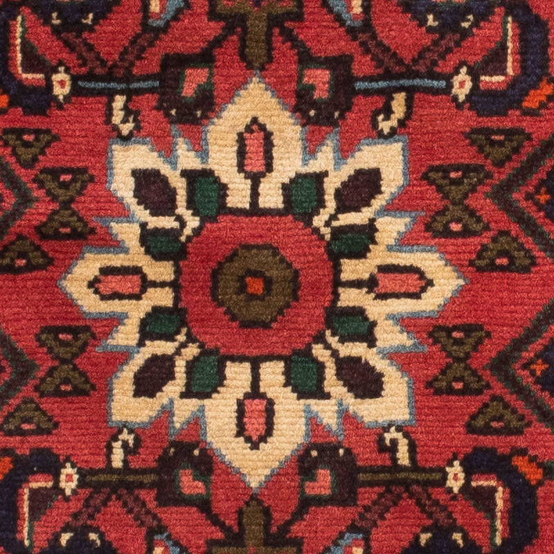 Hosseinabad Teppich 72x195cm - Perserteppich - dunkelrot