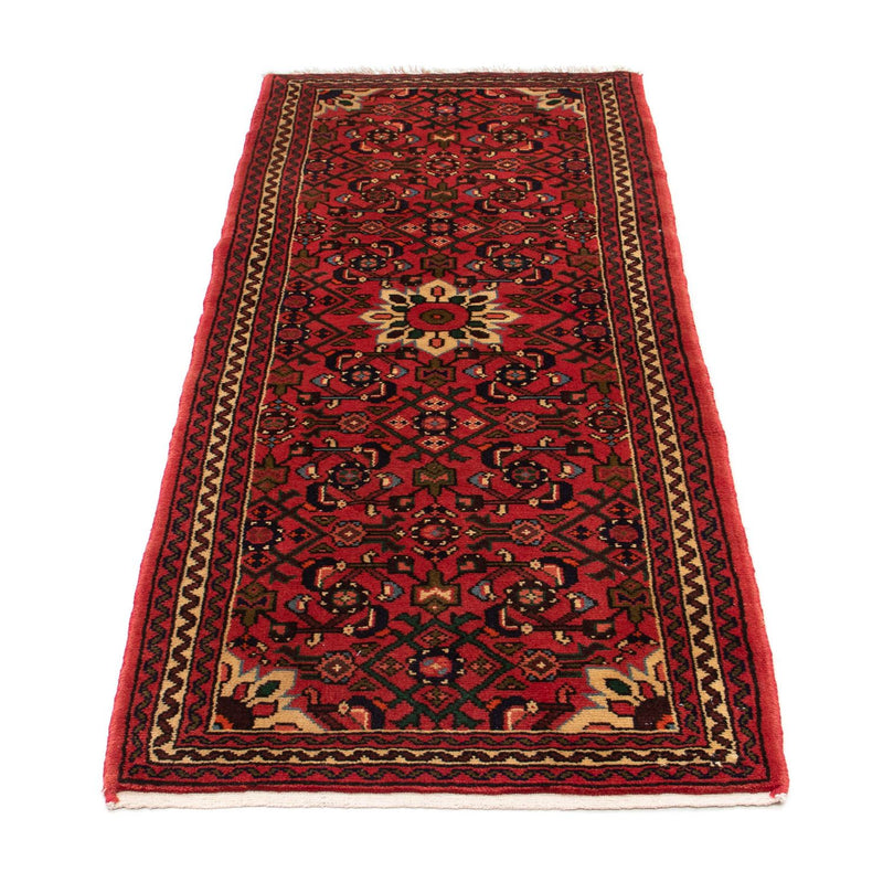 Hosseinabad Teppich 72x195cm - Perserteppich - dunkelrot