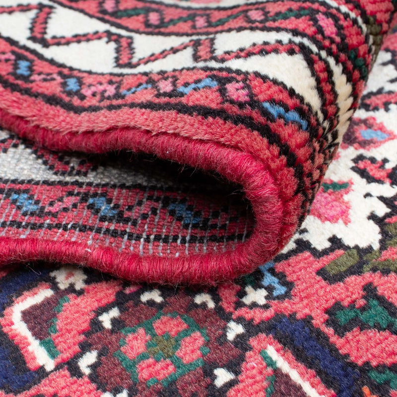 Hosseinabad Teppich 80x190cm - Perserteppich - dunkelrot