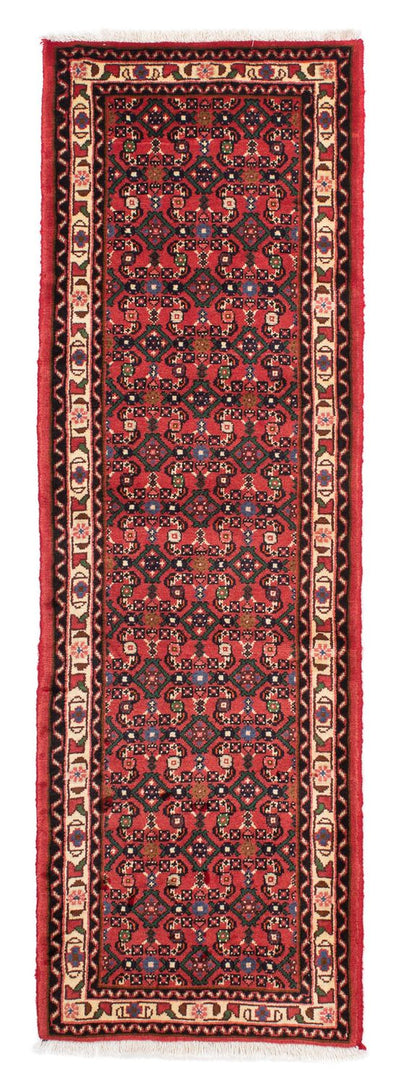 Hosseinabad Teppich 65x205cm - Perserteppich - dunkelrot