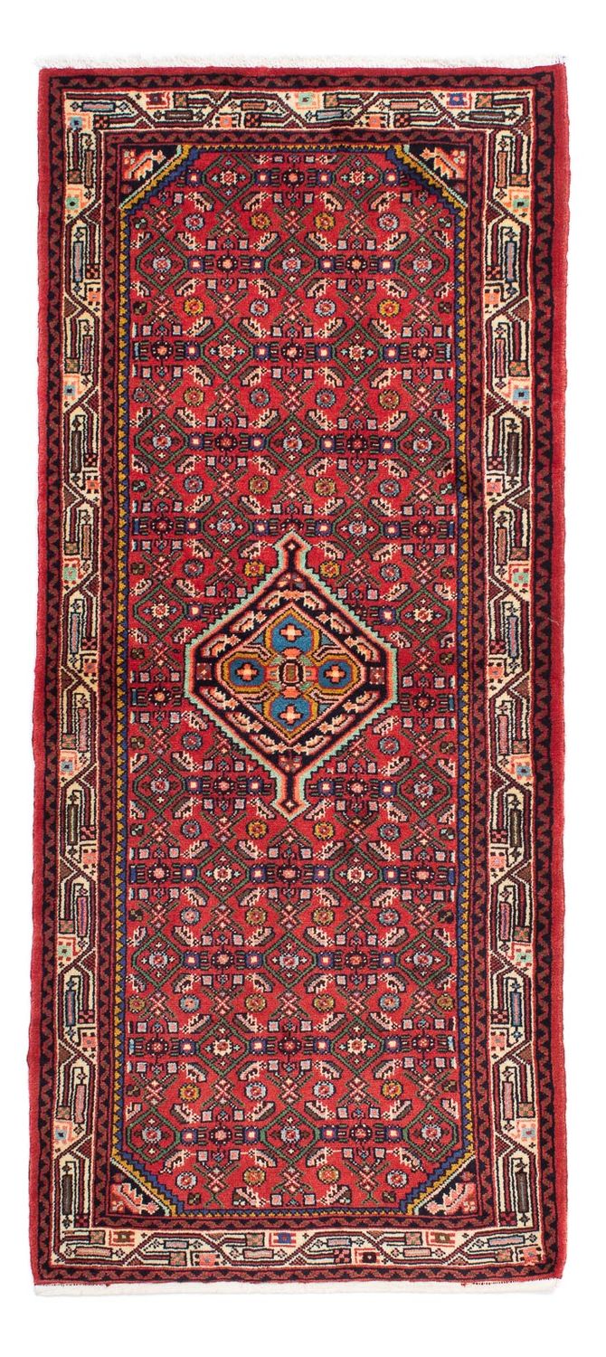 Hosseinabad Teppich 82x190cm - Perserteppich - rot