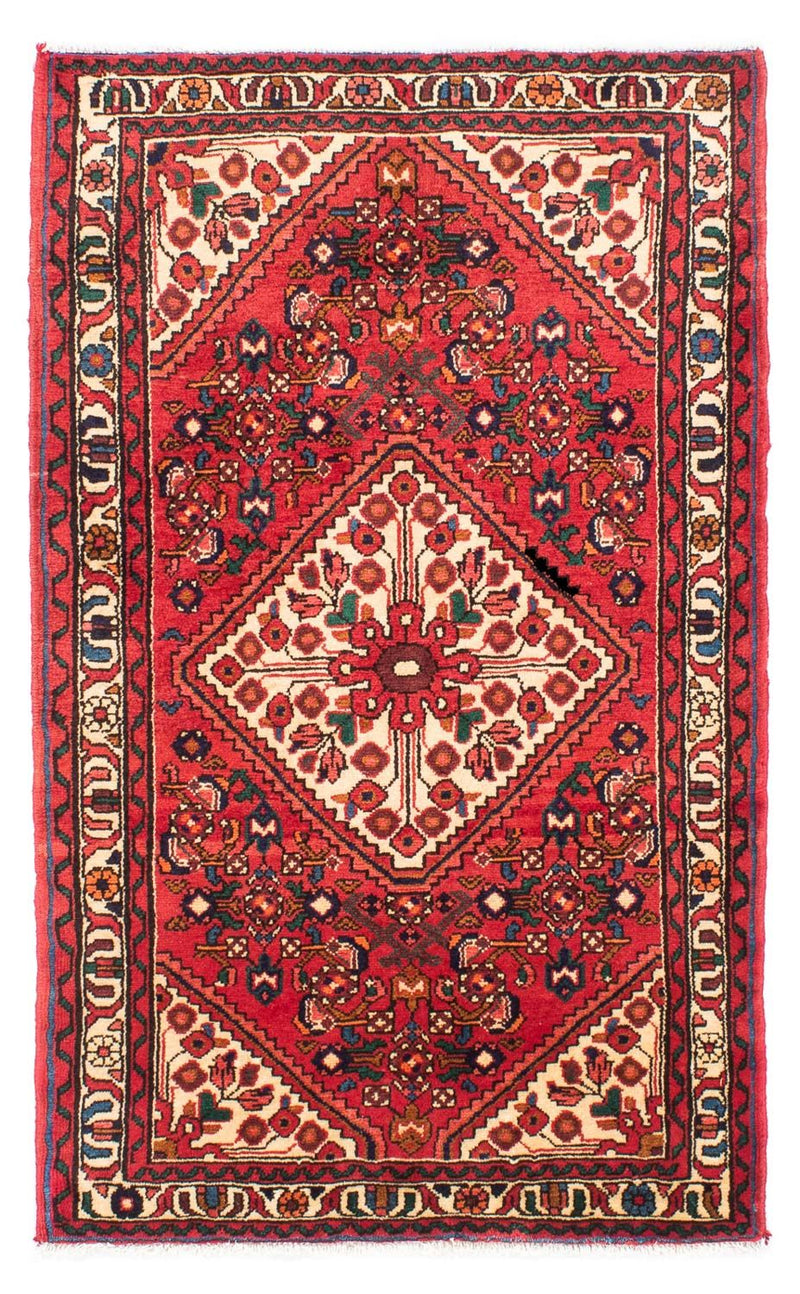 Hosseinabad Teppich 108x160cm - Perserteppich - rot