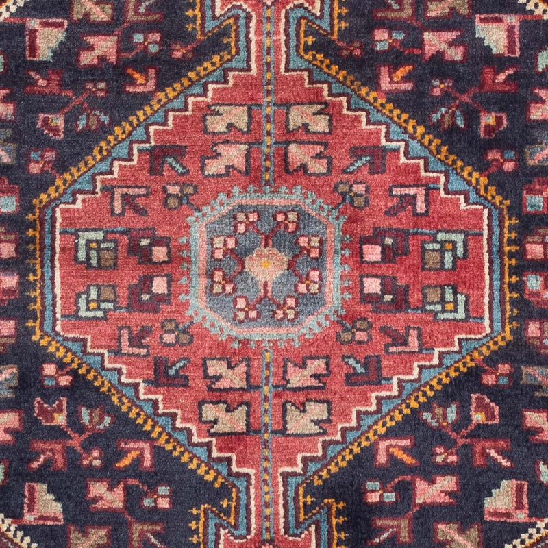 Hosseinabad Teppich 104x157cm - Perserteppich - dunkelblau