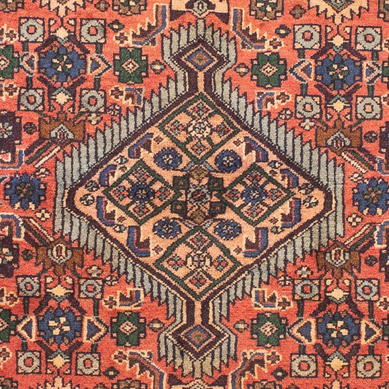 Hosseinabad Teppich 100x147cm - Perserteppich - hellrot