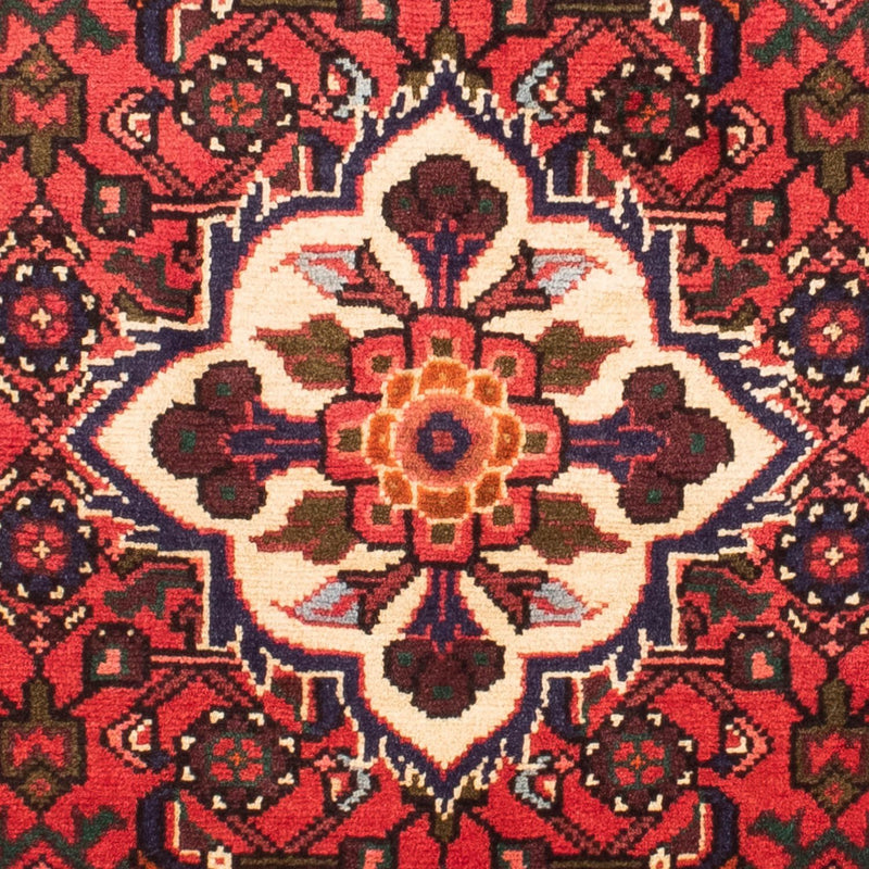 Hosseinabad Teppich 103x152cm - Perserteppich - dunkelrot