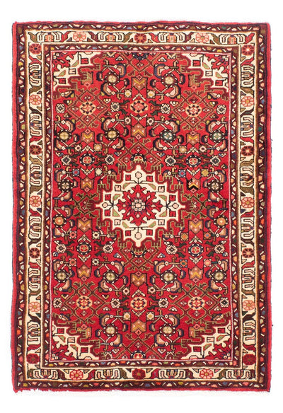 Hosseinabad Teppich 105x144cm - Perserteppich - rot