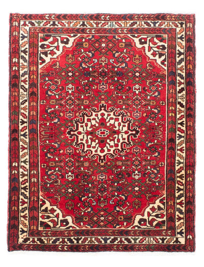 Hosseinabad Teppich 115x150cm - Perserteppich - rot