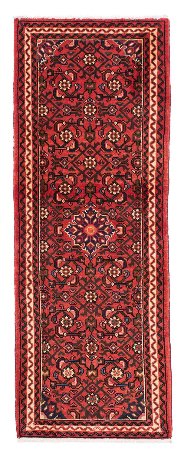 Hosseinabad Teppich 70x193cm - Perserteppich - dunkelrot