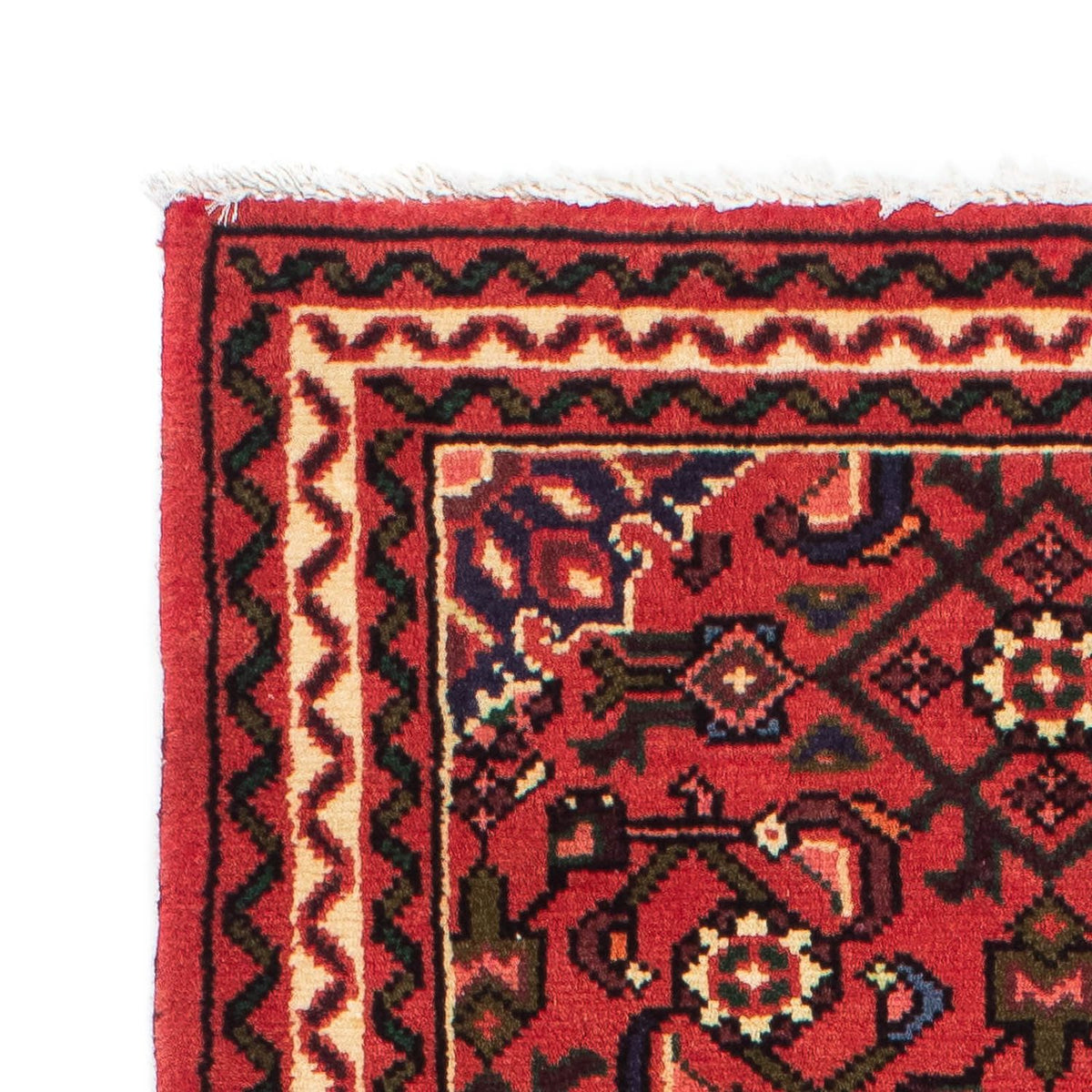 Hosseinabad Teppich 70x193cm - Perserteppich - dunkelrot