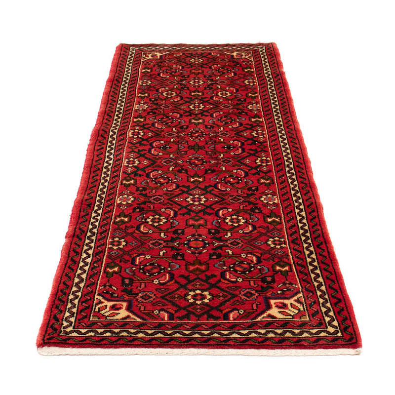 Hosseinabad Teppich 76x200cm - Perserteppich - dunkelrot