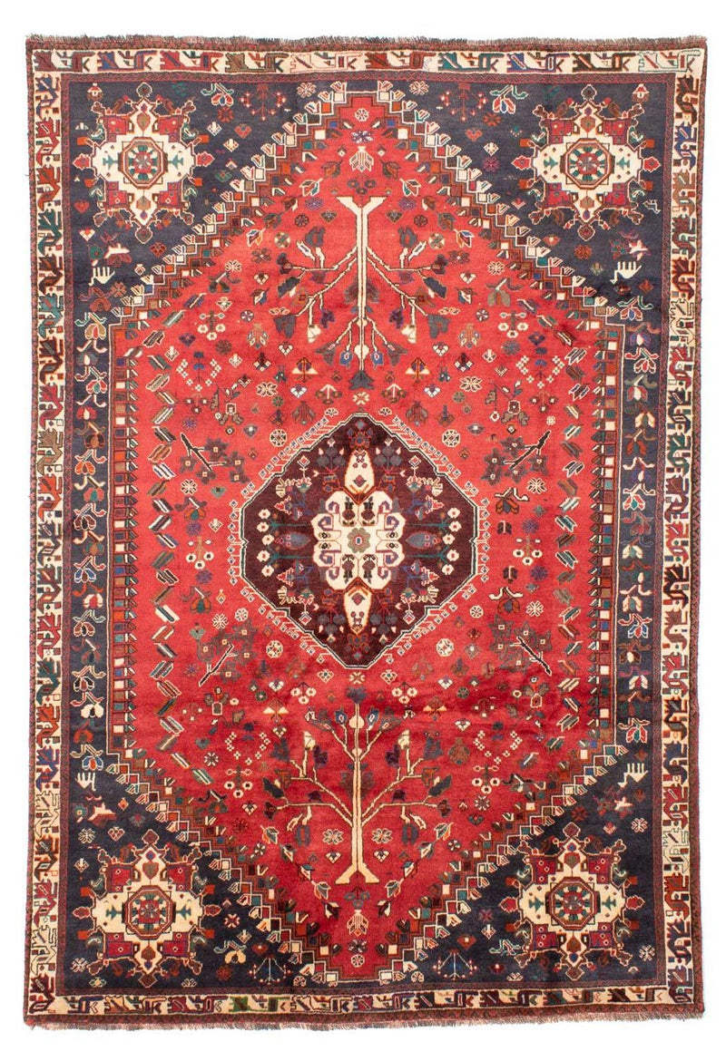 Shiraz Teppich 207x302cm - Perserteppich - rot