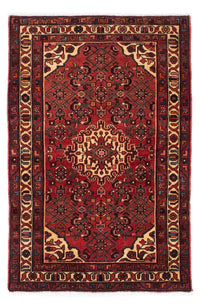 Hosseinabad Teppich 110x162cm - Perserteppich - dunkelrot – product image