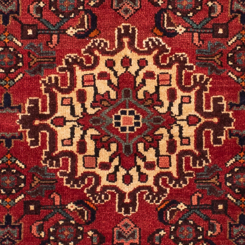 Hosseinabad Teppich 110x162cm - Perserteppich - dunkelrot