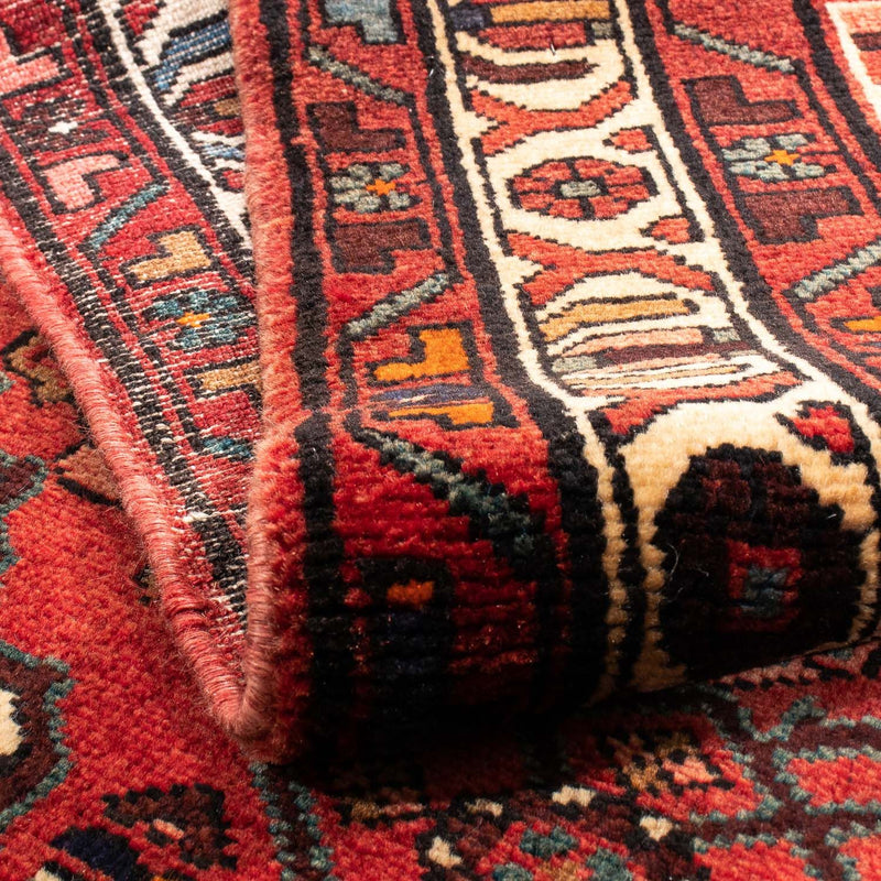 Hosseinabad Teppich 110x162cm - Perserteppich - dunkelrot