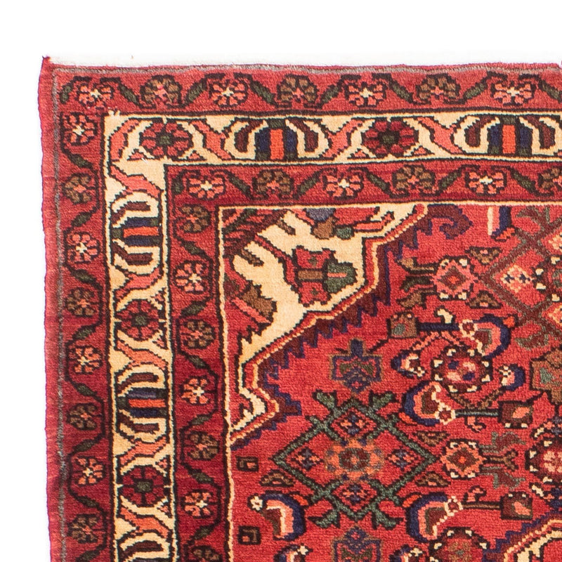 Hosseinabad Teppich 100x155cm - Perserteppich - rot