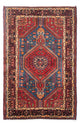 Hosseinabad Teppich 107x163cm - Perserteppich - dunkelrot