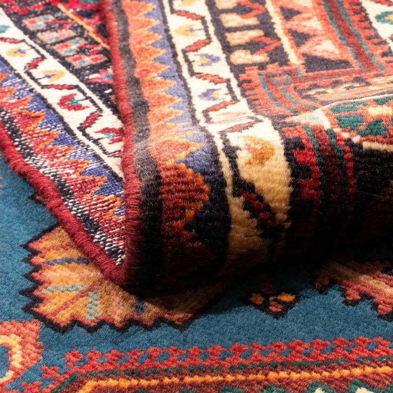 Hosseinabad Teppich 107x163cm - Perserteppich - dunkelrot