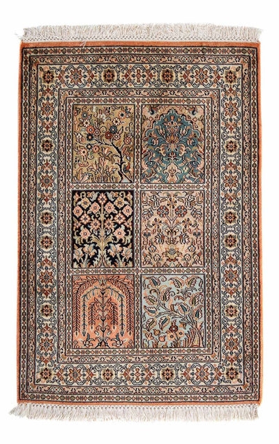 Kaschmar Teppich 64x92cm - Orientteppich - mehrfarbig