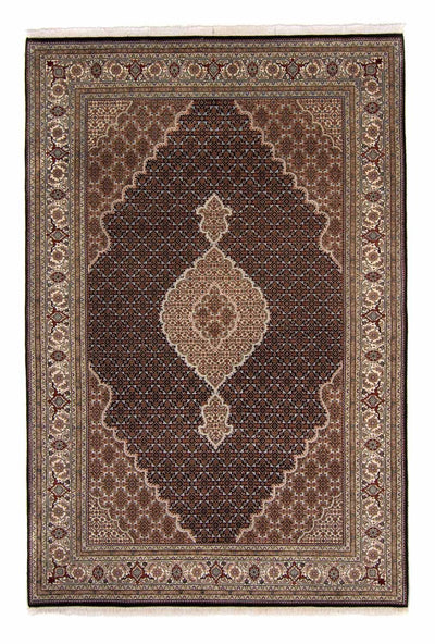 Täbriz Teppich 201x300cm - Orientteppich - dunkelblau