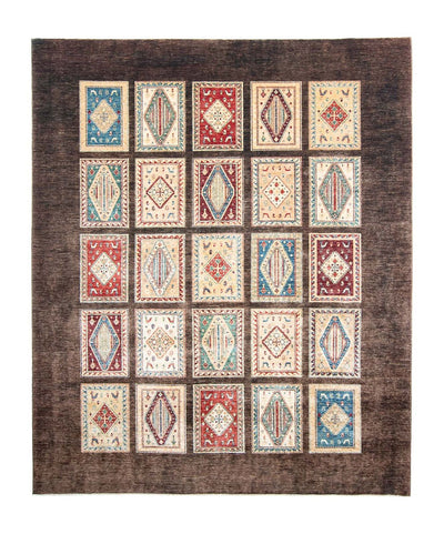 Bachtiari Teppich 252x311cm - Perserteppich - dunkelbraun