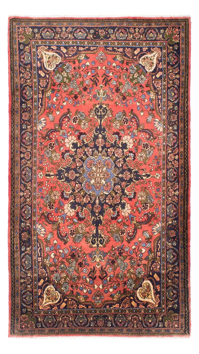 Hamadan Teppich 154x255cm - Perserteppich - hellrot