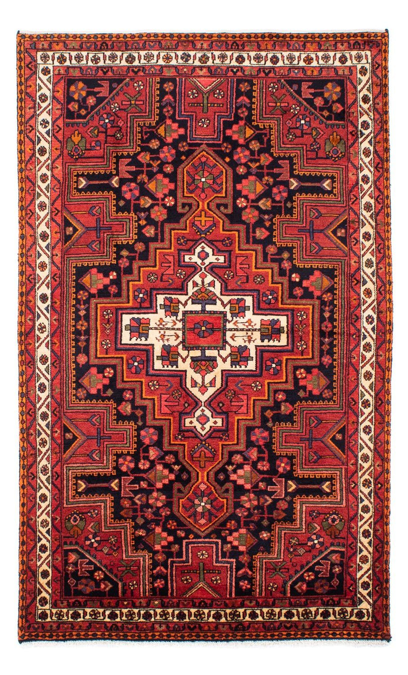 Hosseinabad Teppich 145x235cm - Perserteppich - dunkelrot