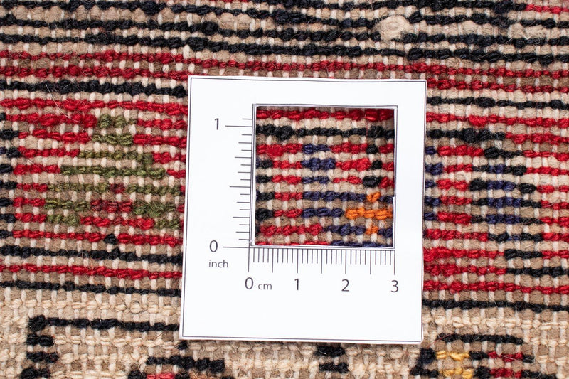 Hosseinabad Teppich 145x235cm - Perserteppich - dunkelrot
