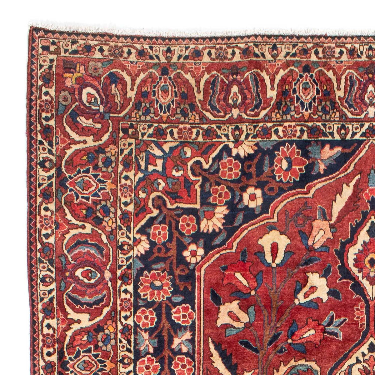 Bachtiar Teppich 212x333cm - Perserteppich - dunkelrot