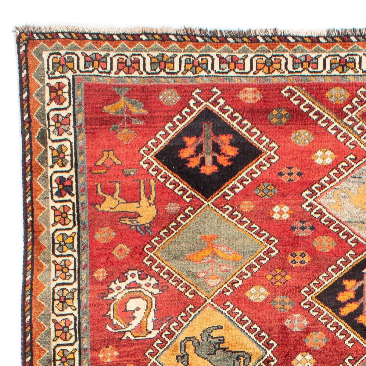 Shiraz Teppich 205x289cm - Perserteppich - rot