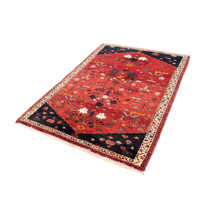Ghashghai Teppich 110x152cm - Perserteppich - dunkelrot