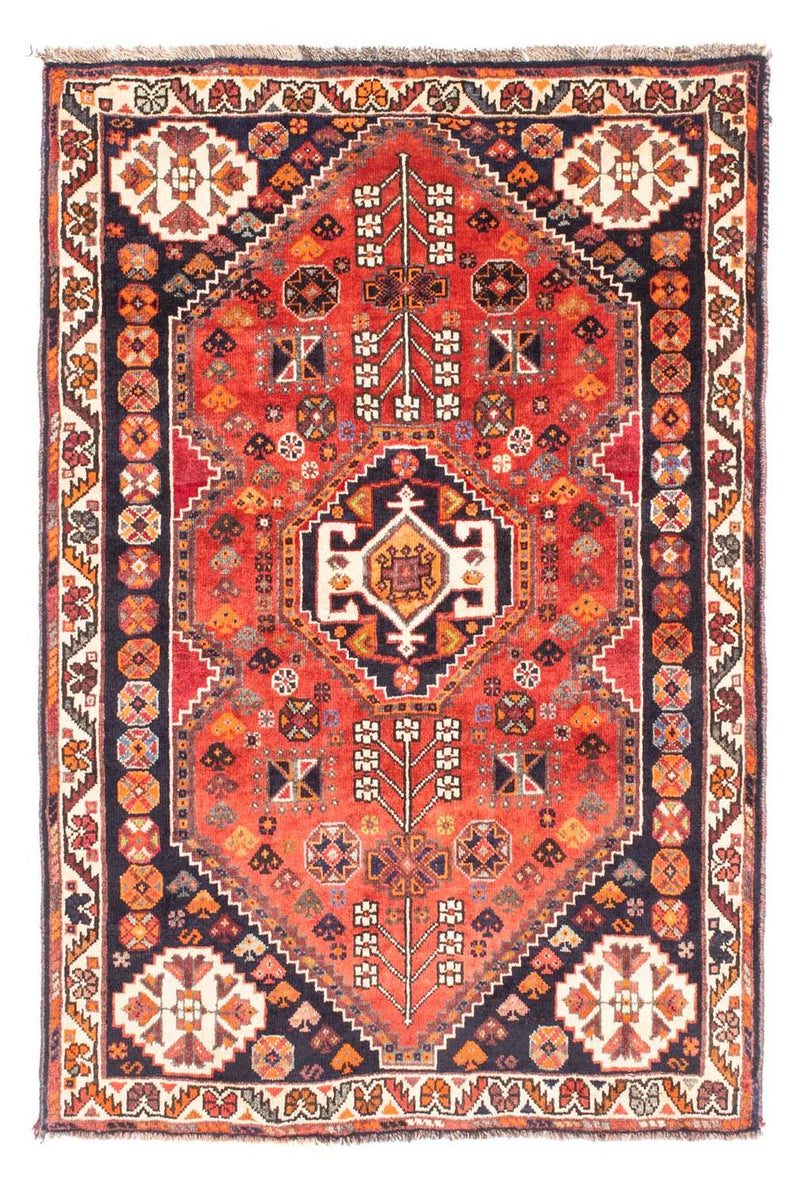 Shiraz Teppich 107x154cm - Perserteppich - rot