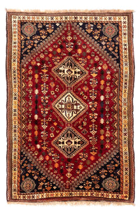 Shiraz Teppich 145x210cm - Perserteppich - dunkelrot – product image