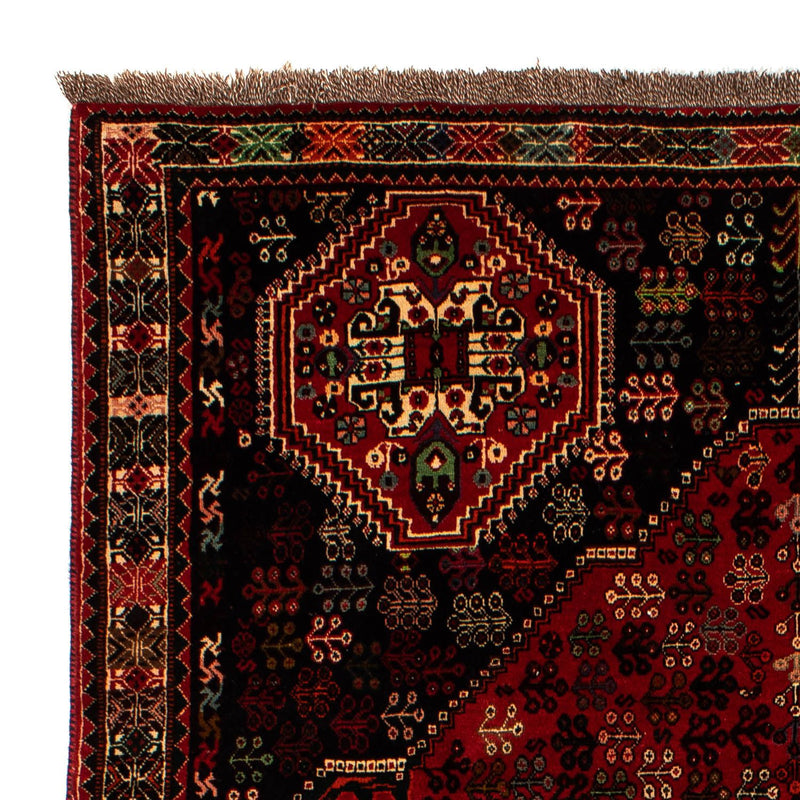 Shiraz Teppich 212x303cm - Perserteppich - dunkelrot