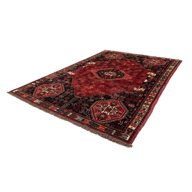 Shiraz Teppich 212x303cm - Perserteppich - dunkelrot