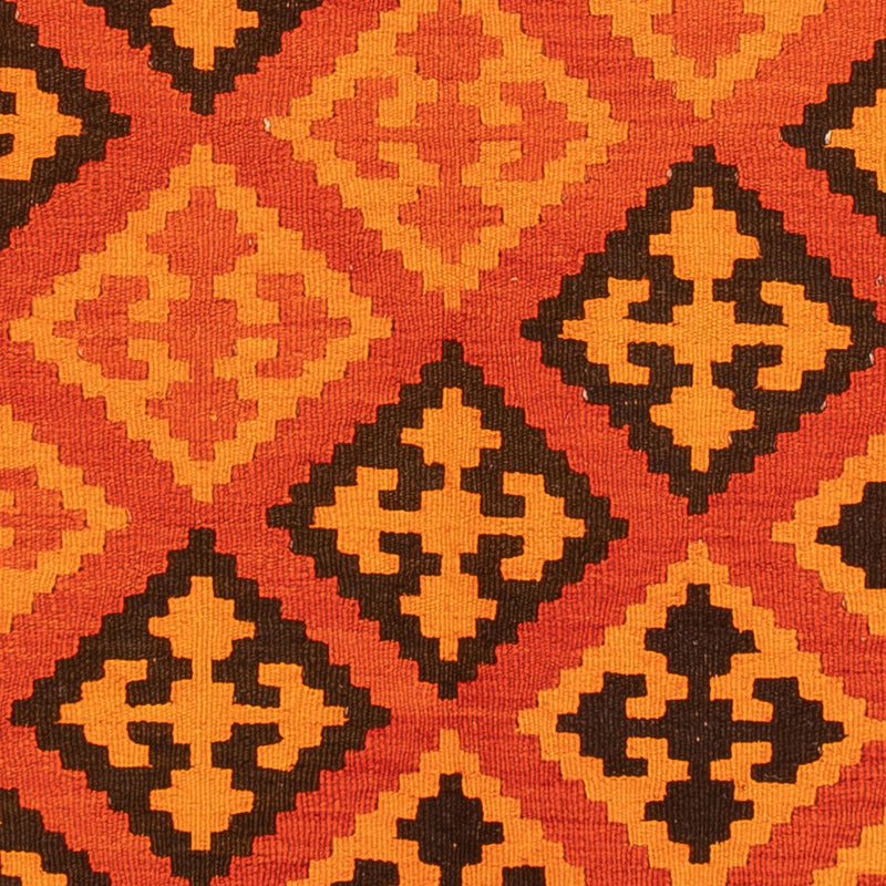 Kelim Fars Teppich 150x194cm - hellrot