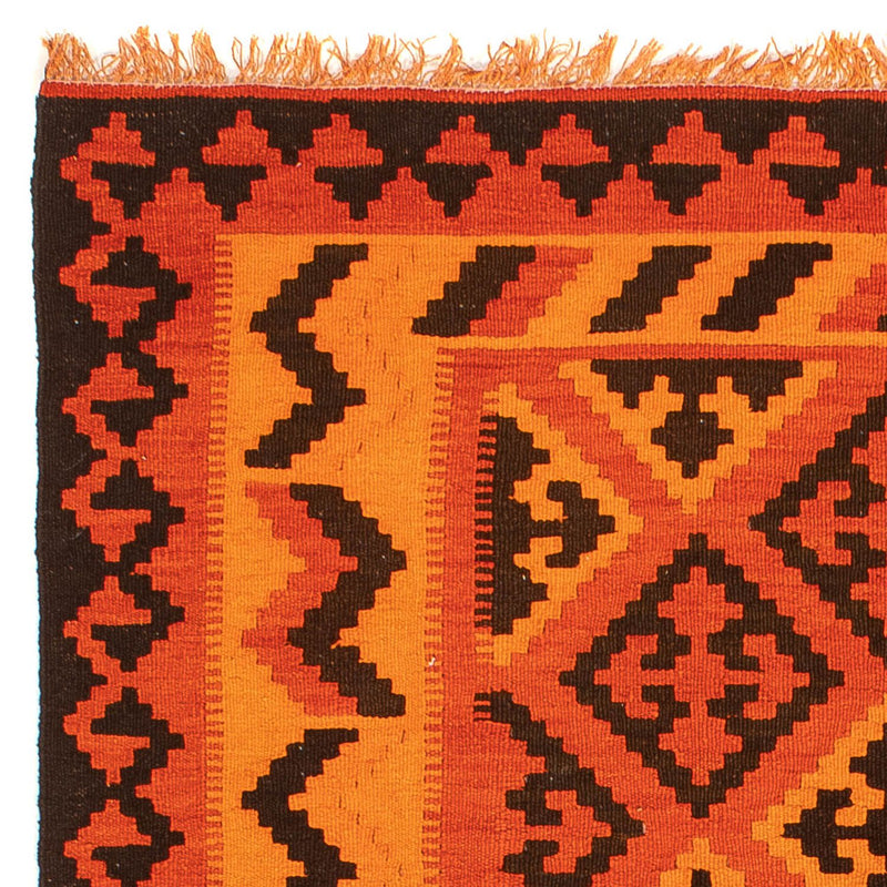 Kelim Fars Teppich 150x194cm - hellrot