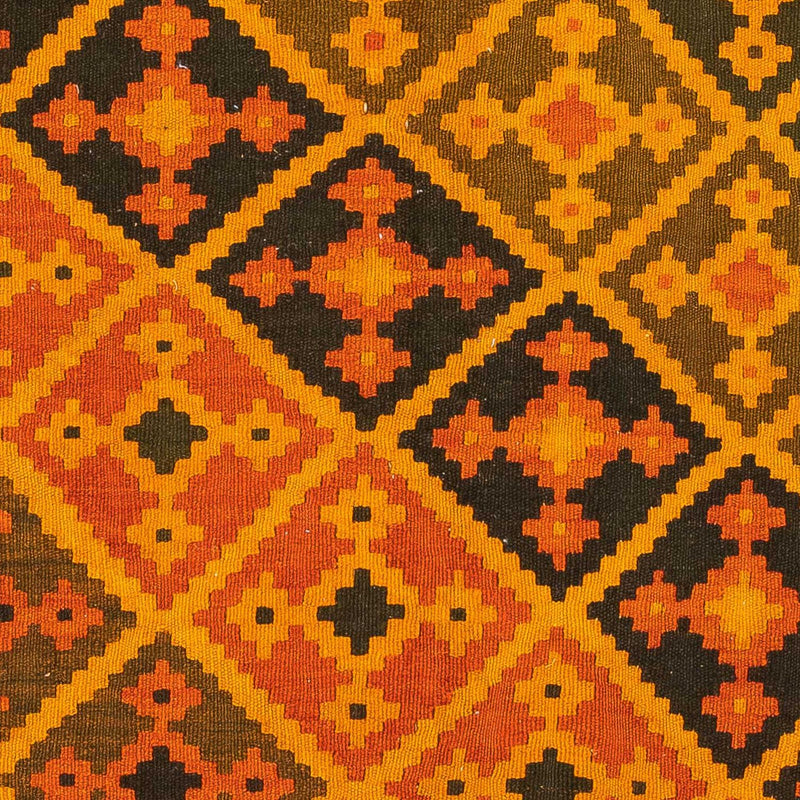 Kelim Fars Teppich 149x190cm - gold