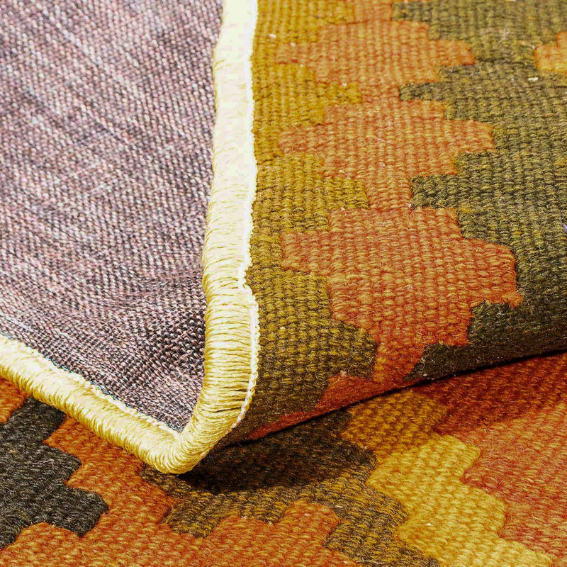 Kelim Fars Teppich 149x190cm - gold