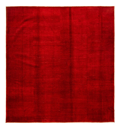 Gabbeh Persisch Teppich 262x288cm - Perserteppich Wollteppich - dunkelrot