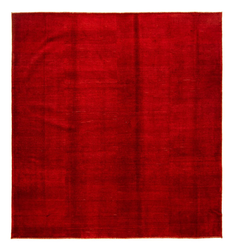 Gabbeh Persisch Teppich 262x288cm - Perserteppich Wollteppich - dunkelrot