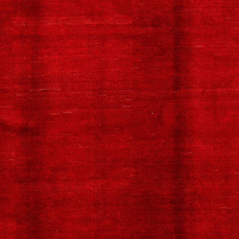 Gabbeh Persisch Teppich 262x288cm - Perserteppich Wollteppich - dunkelrot