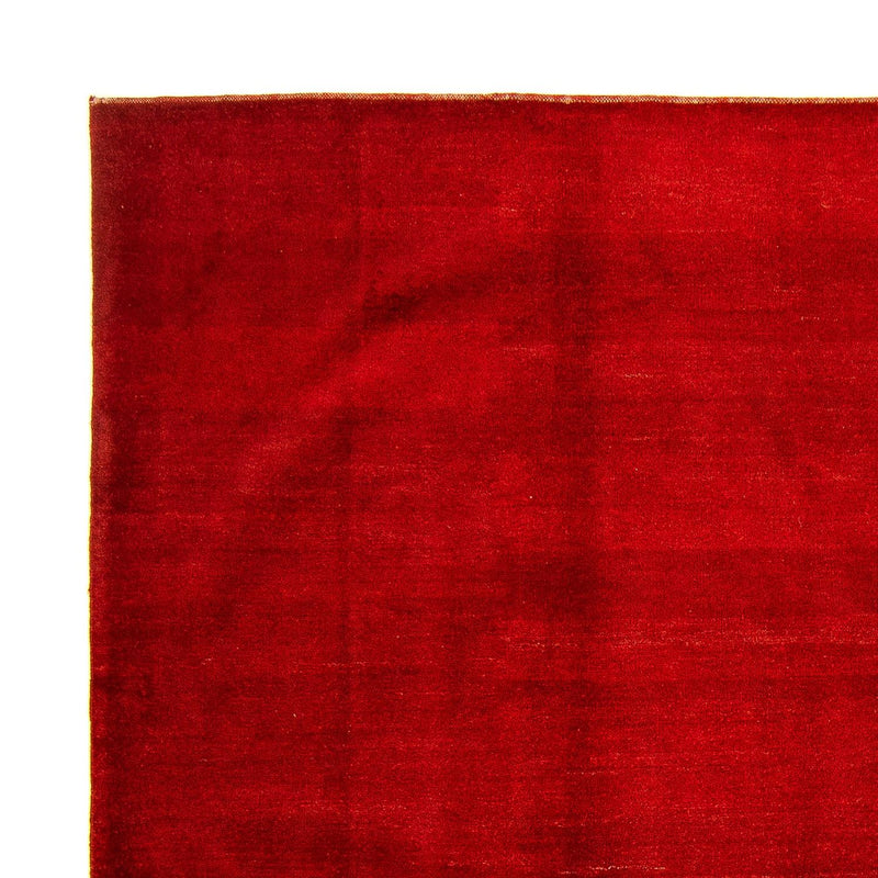 Gabbeh Persisch Teppich 262x288cm - Perserteppich Wollteppich - dunkelrot