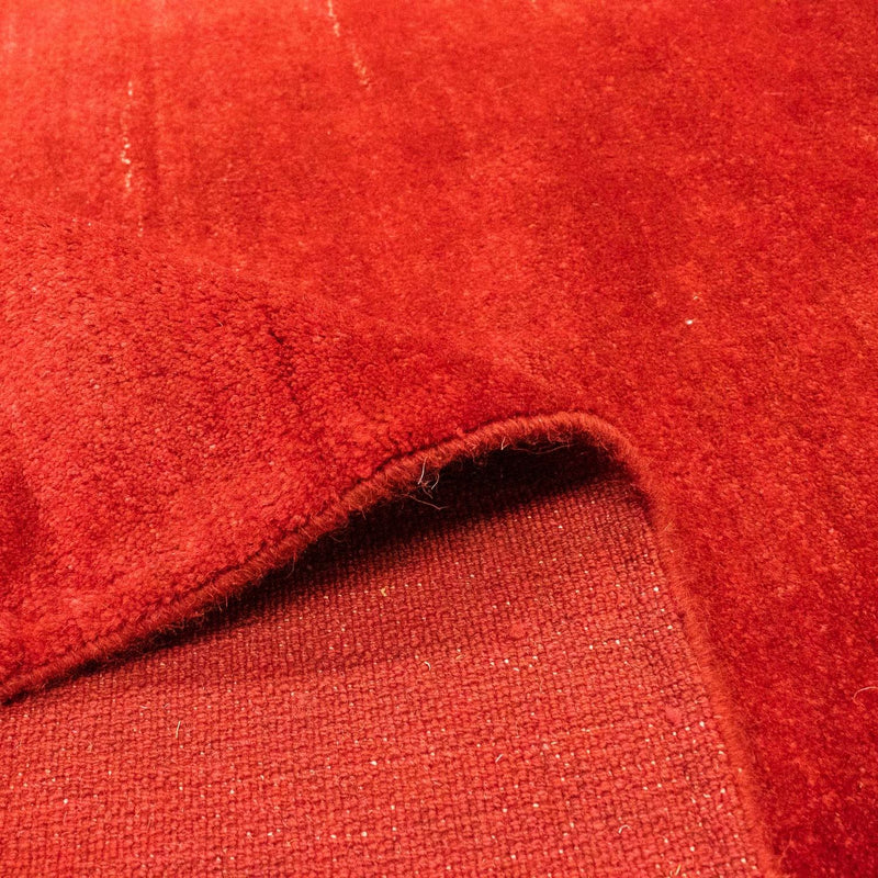 Gabbeh Persisch Teppich 262x288cm - Perserteppich Wollteppich - dunkelrot