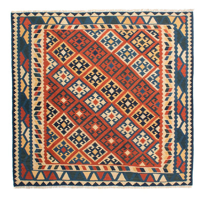 Kelim Fars Teppich 194x208cm - mehrfarbig