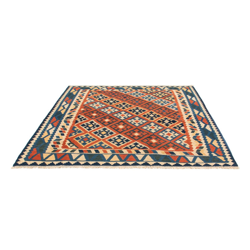 Kelim Fars Teppich 194x208cm - mehrfarbig