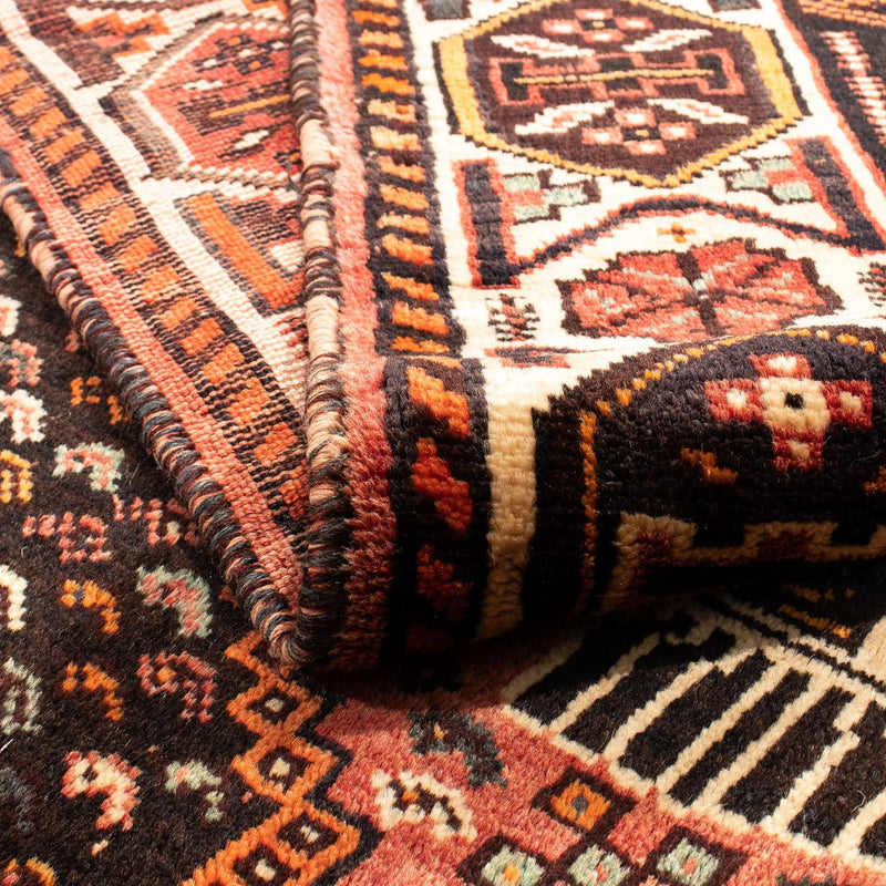 Shiraz Teppich 155x192cm - Perserteppich - hellrot