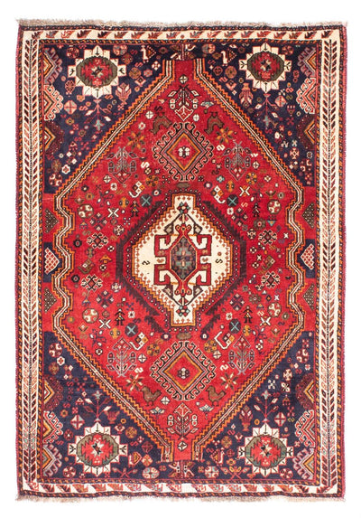 Shiraz Teppich 120x170cm - Perserteppich - dunkelrot