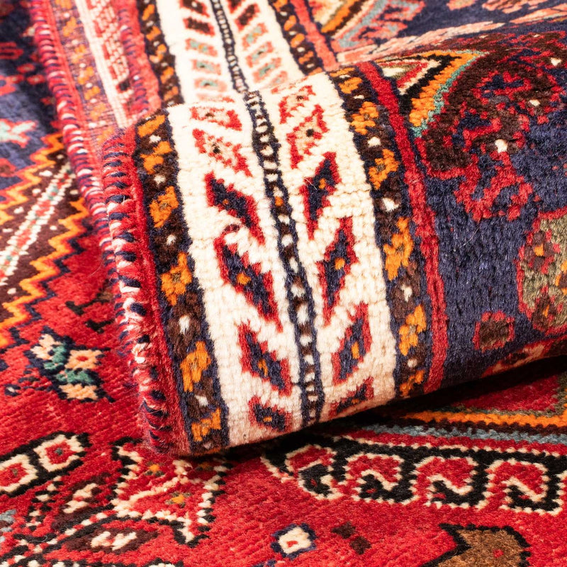Shiraz Teppich 120x170cm - Perserteppich - dunkelrot