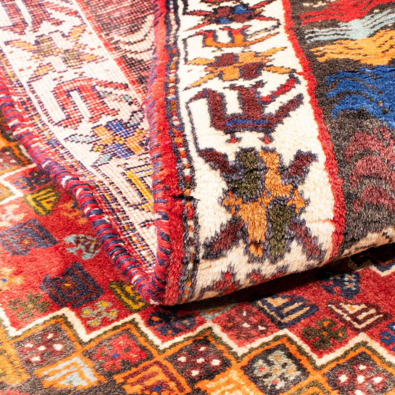 Shiraz Teppich 120x150cm - Perserteppich - dunkelrot