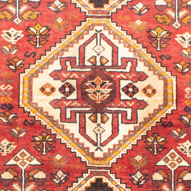 Shiraz Teppich 80x153cm - Perserteppich - dunkelrot